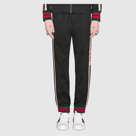 gucci technical jersey pants|Gucci technical.